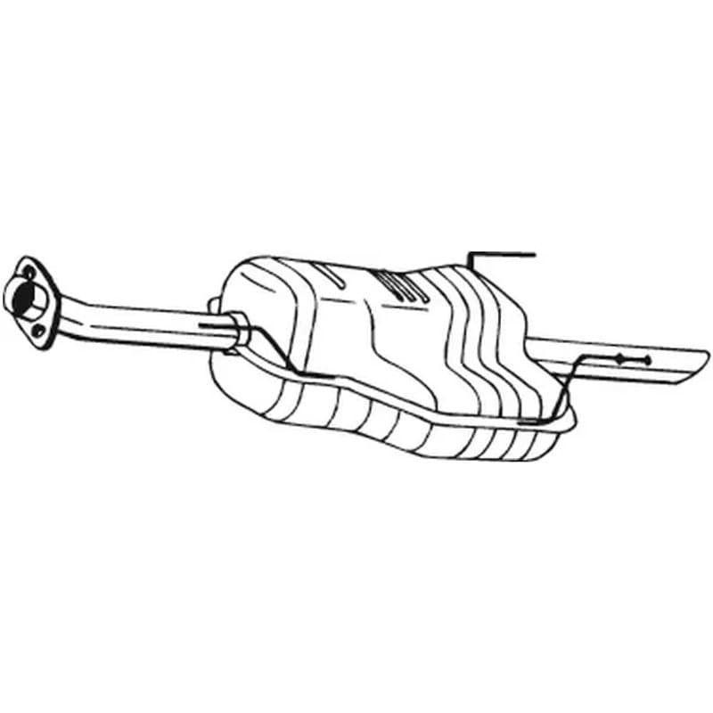 BOSAL galinis duslintuvas 185-155