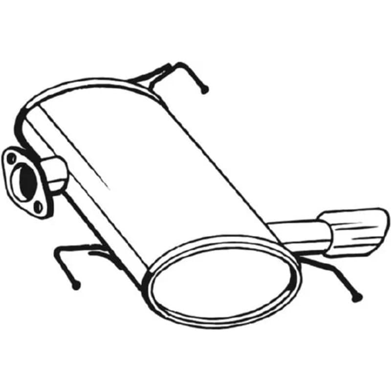 BOSAL galinis duslintuvas 247-009