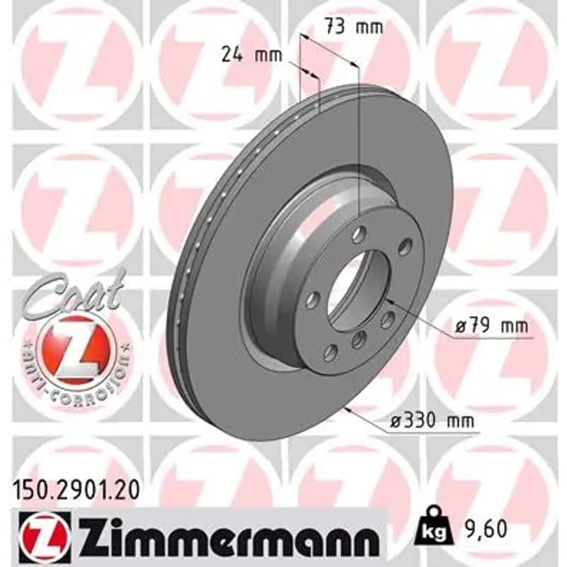 ZIMMERMANN stabdžių diskas 150-2901-20