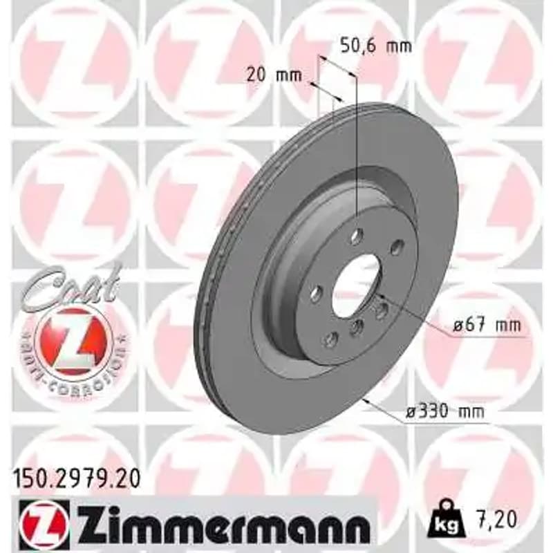 ZIMMERMANN stabdžių diskas 150-2979-20