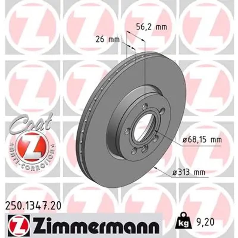 ZIMMERMANN stabdžių diskas 250-1347-20