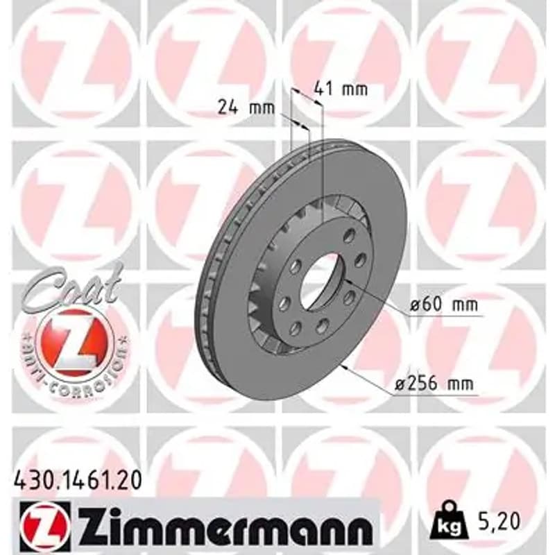 ZIMMERMANN stabdžių diskas 430-1461-20