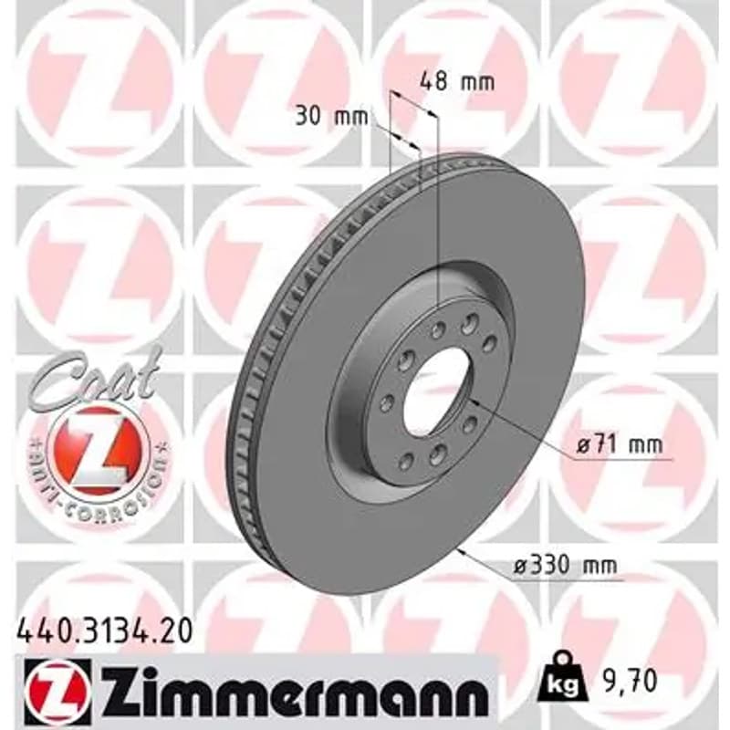 ZIMMERMANN stabdžių diskas 440-3134-20
