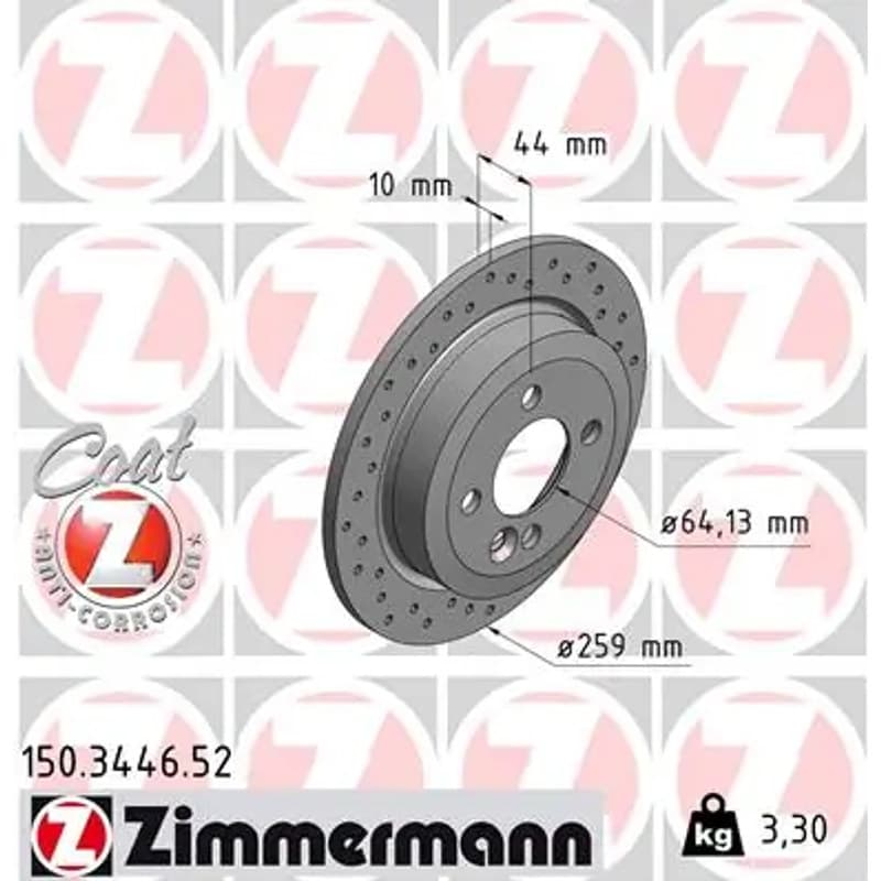ZIMMERMANN stabdžių diskas 150-3446-52