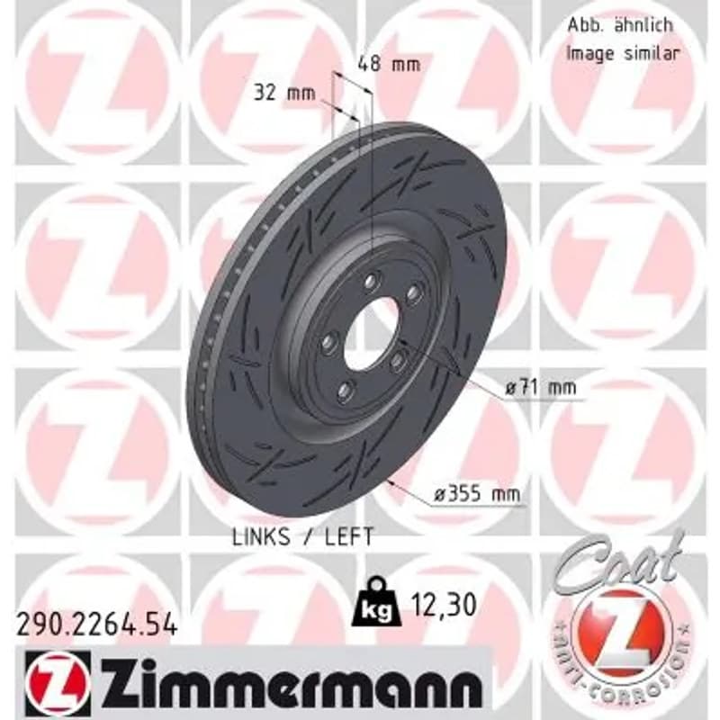 ZIMMERMANN stabdžių diskas 290-2264-54