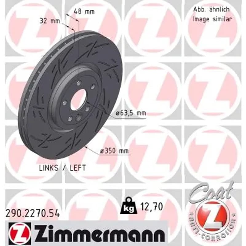 ZIMMERMANN stabdžių diskas 290-2270-54
