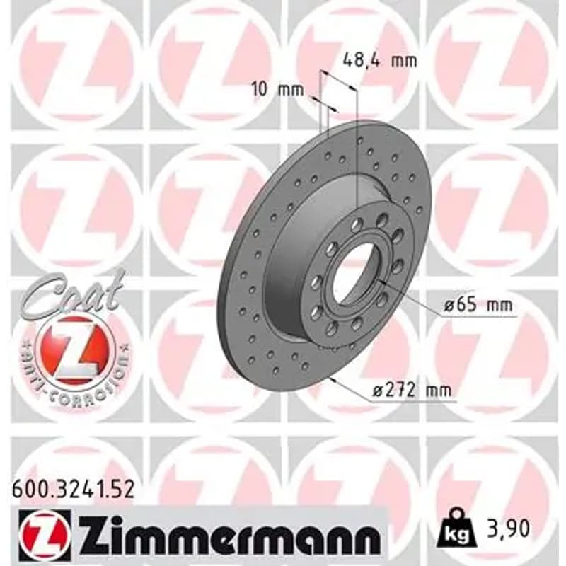 ZIMMERMANN stabdžių diskas 600-3241-52