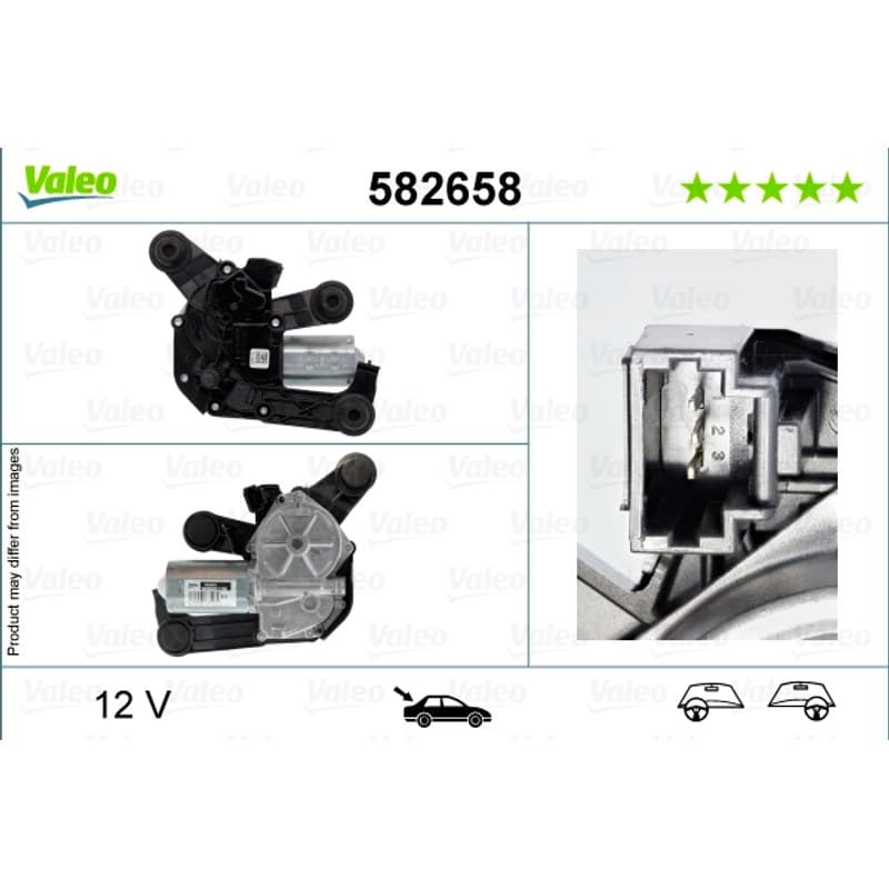 VALEO valytuvo variklis 582658 VALEO