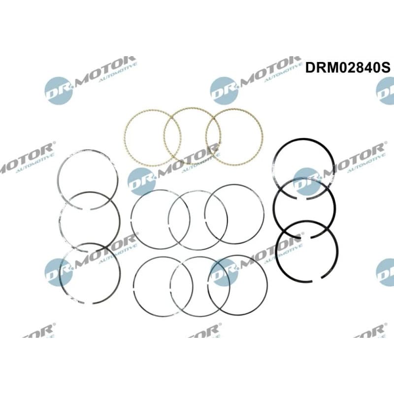DRMOTORAUTOMOTIVE stūmoklio žiedų komplektas DRM02840S