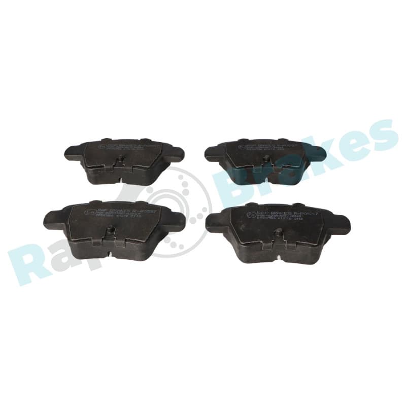 RAPBRAKES stabdžių trinkelių rinkinys, diskinis stabdys R-P0557