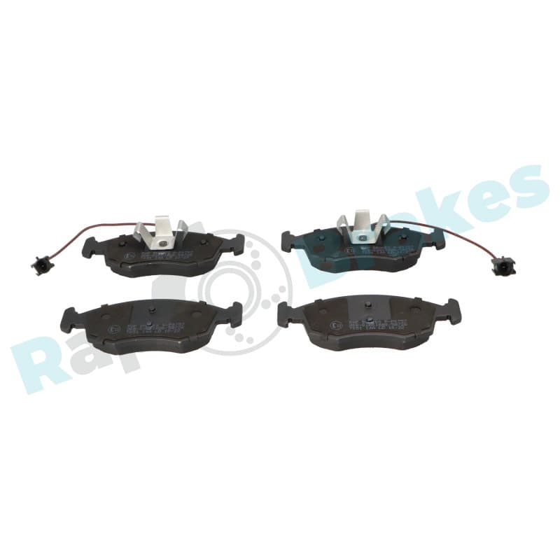 RAPBRAKES stabdžių trinkelių rinkinys, diskinis stabdys R-P0757
