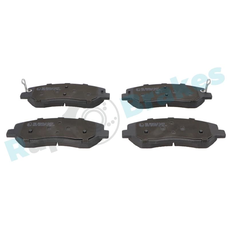 RAPBRAKES stabdžių trinkelių rinkinys, diskinis stabdys R-P1209