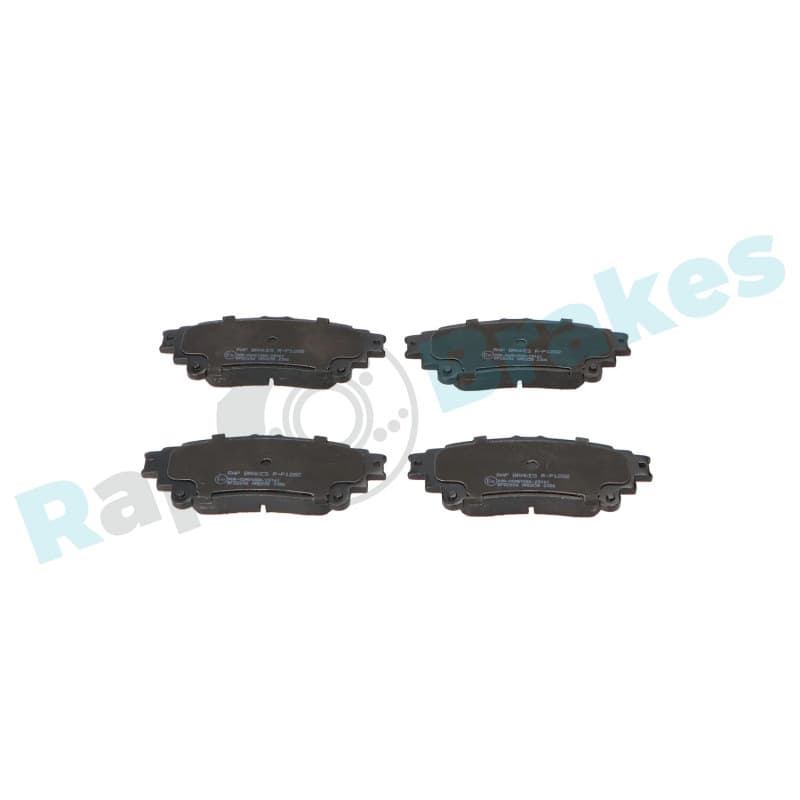 RAPBRAKES stabdžių trinkelių rinkinys, diskinis stabdys R-P1282