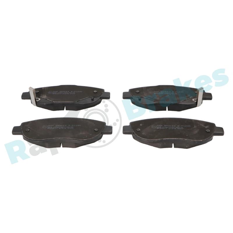 RAPBRAKES stabdžių trinkelių rinkinys, diskinis stabdys R-P1296