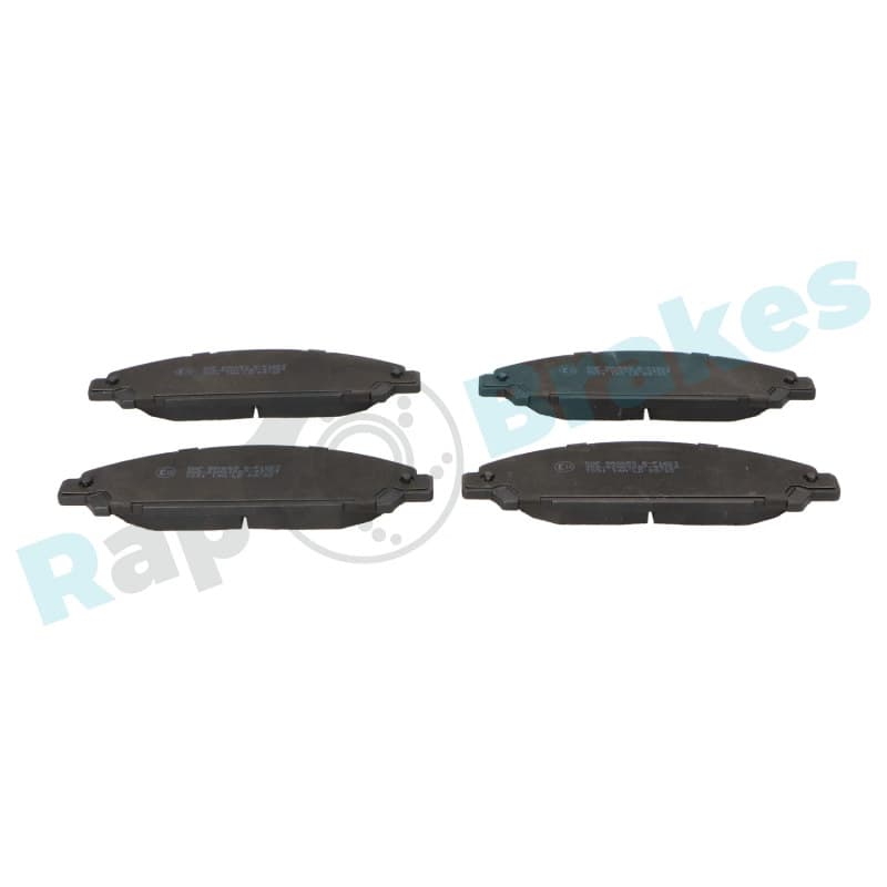 RAPBRAKES stabdžių trinkelių rinkinys, diskinis stabdys R-P1603