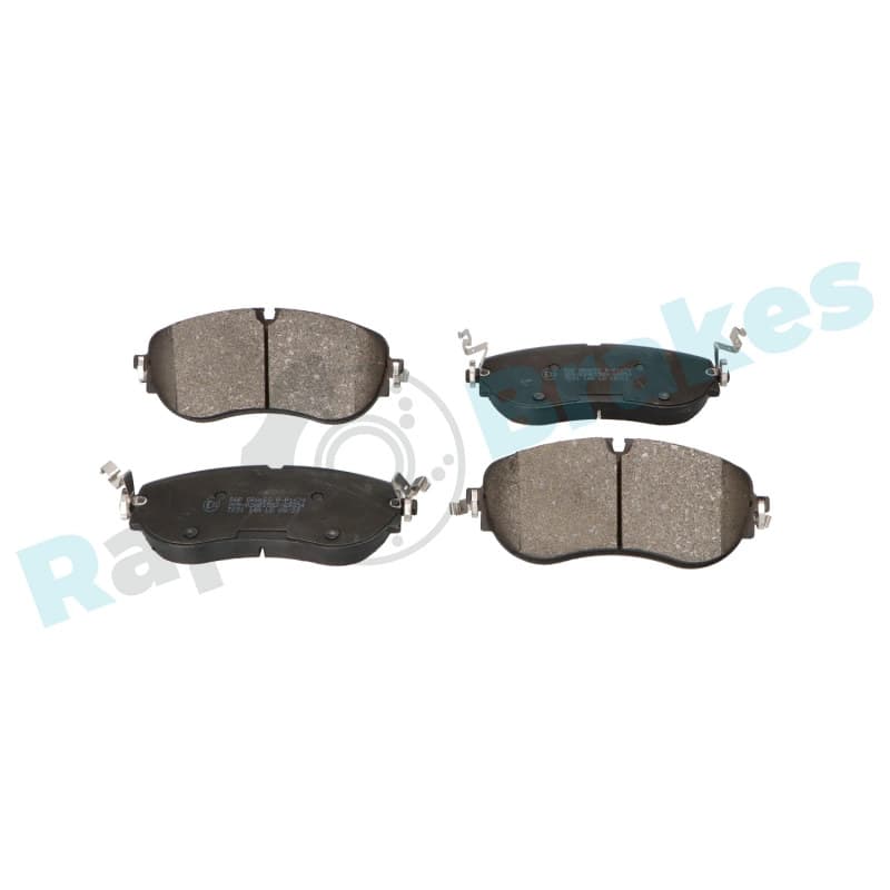 RAPBRAKES stabdžių trinkelių rinkinys, diskinis stabdys R-P1674