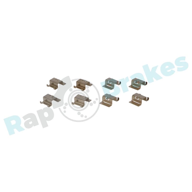 RAPBRAKES priedų komplektas, diskinių stabdžių trinkelės R-U0283