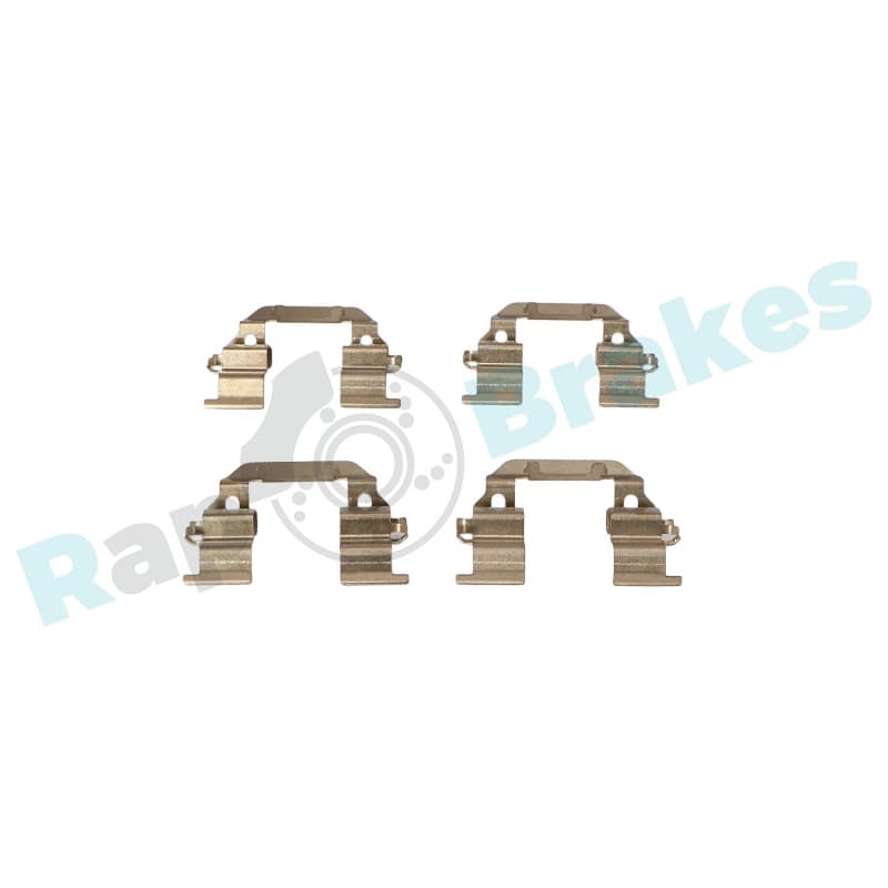 RAPBRAKES priedų komplektas, diskinių stabdžių trinkelės R-U0285