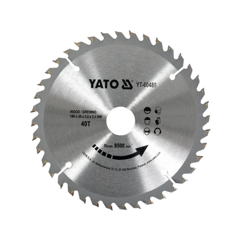 YATO TCT diskinis pjūklo diskas medienai YT-60489