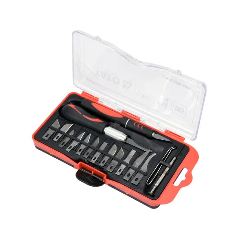 YATO 16 vnt. hobio peilių rinkinys YT-75370