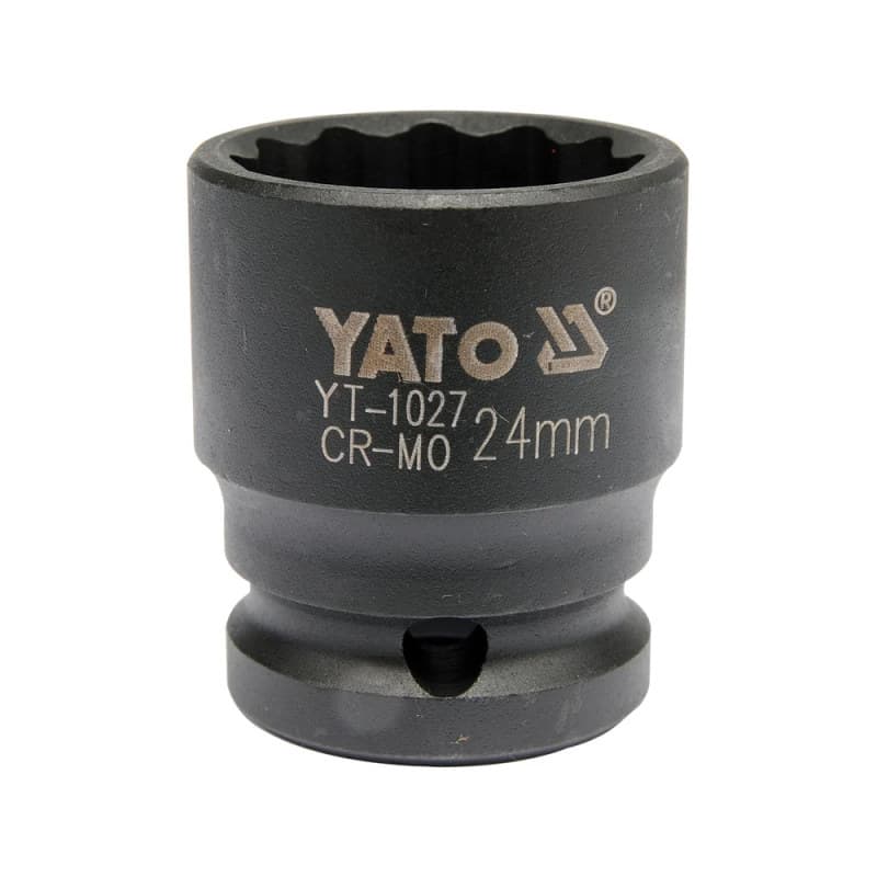 Dvylikakampė smūginė galvutė 1/2''X24MM
