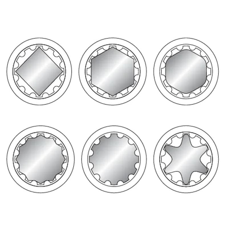 YATO Spline galvutė 1/2", 13 mm YT-1465