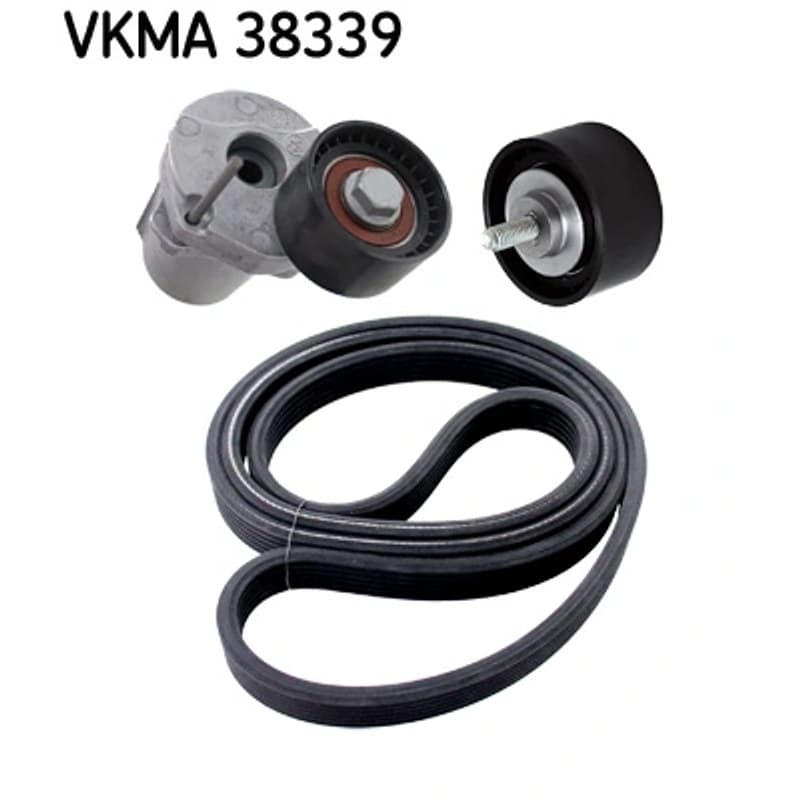 SKF VKMA 38339 V formos rumbuotas diržas, komplektas VKMA38339
