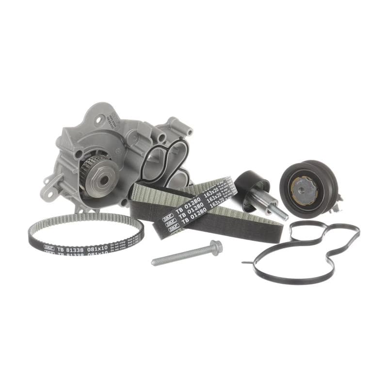 SKF VKMC 01280-2 vandens siurblio ir paskirstymo diržo komplektas VKMC01280-2
