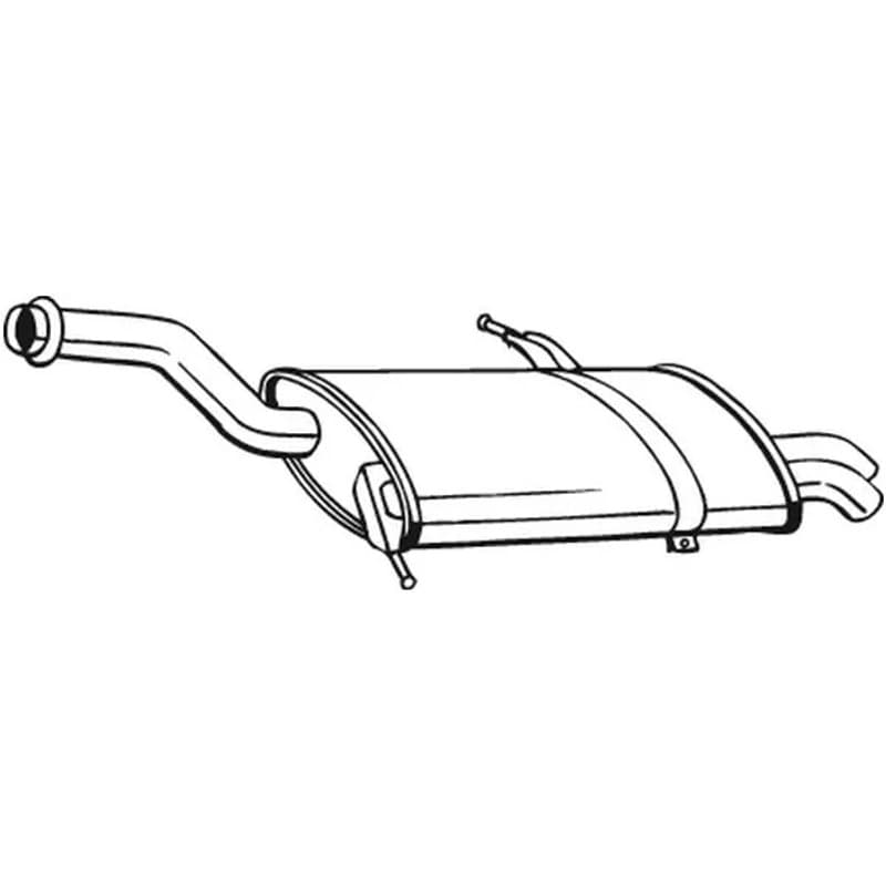 BOSAL galinis duslintuvas 135-085