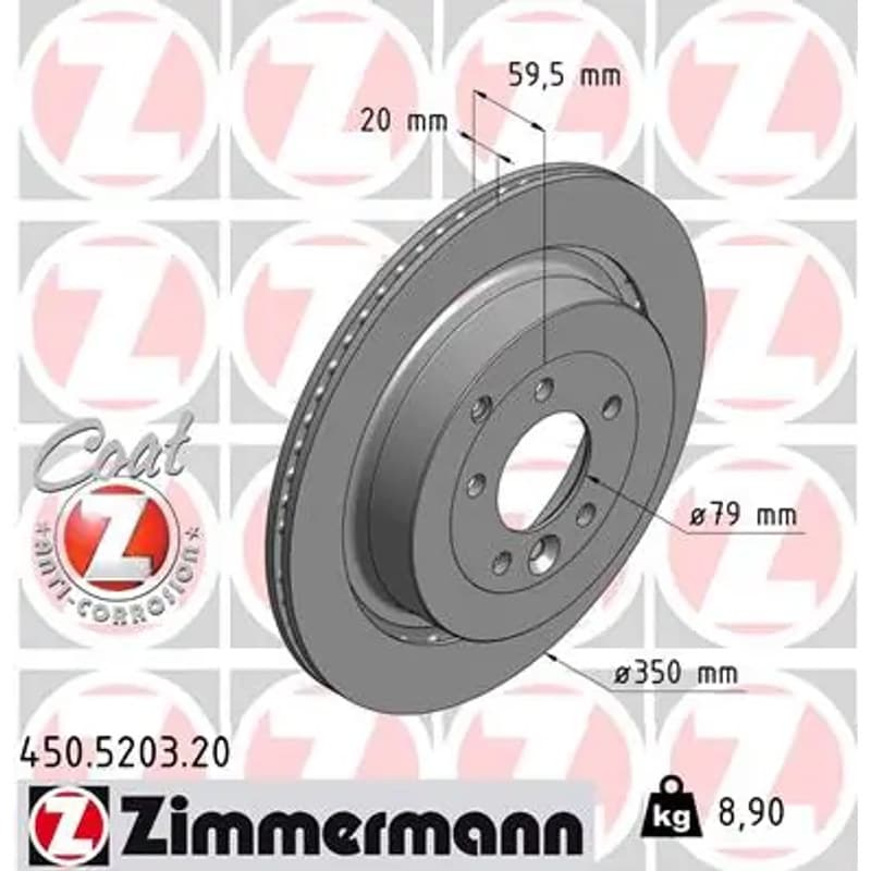 ZIMMERMANN stabdžių diskas 450-5203-20