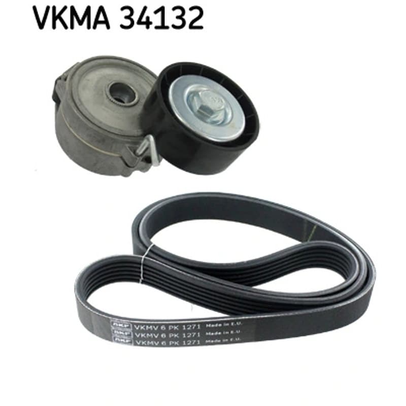 SKF VKMA 34132 V formos rumbuotas diržas, komplektas VKMA34132