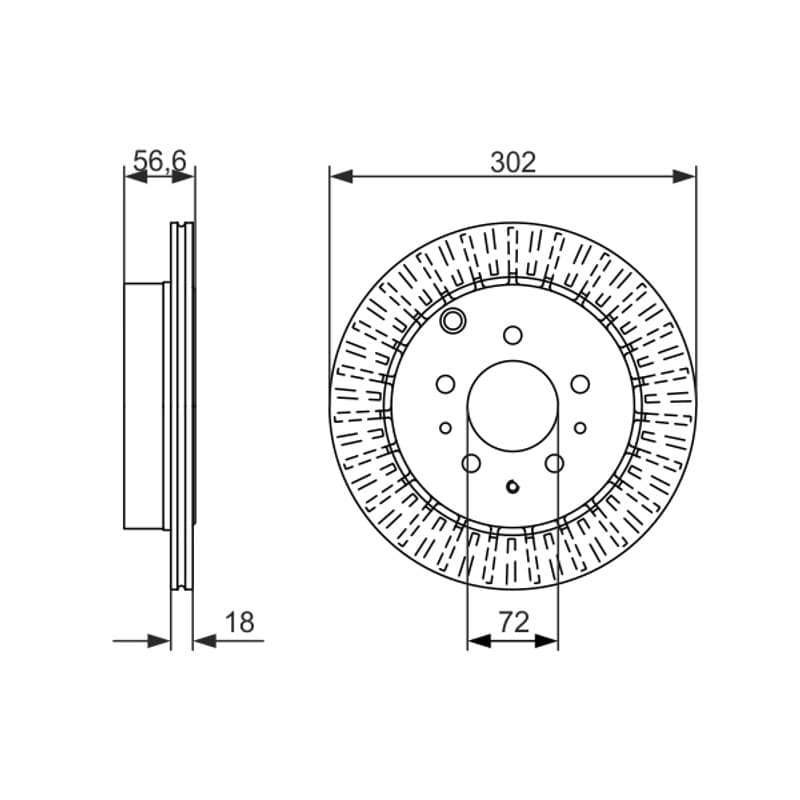 BOSCH 0 986 479 757 stabdžių diskas