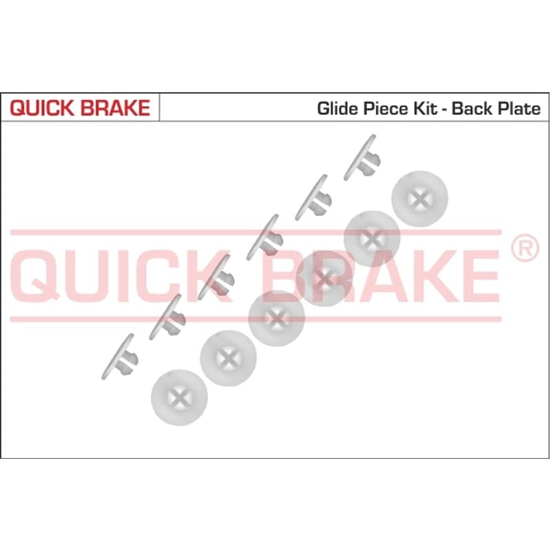 QUICKBRAKE 6858K priedų komplektas, stabdžių trinkelės