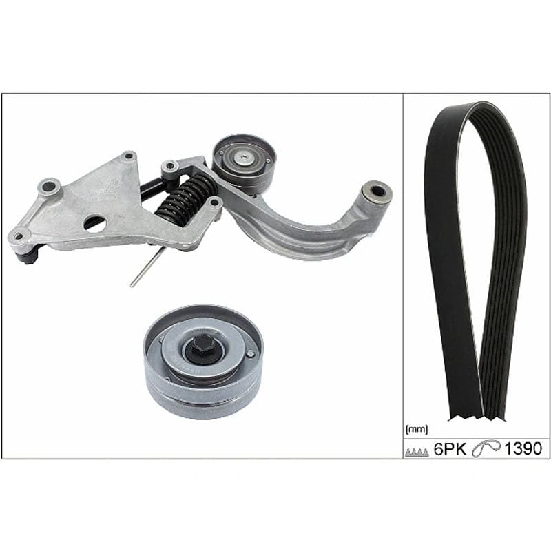 SCHAEFFLERINA V formos rumbuotas diržas, komplektas 529 0457 10