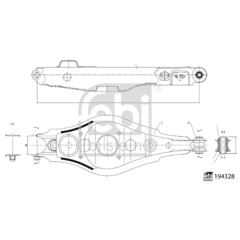 FEBIBILSTEIN vikšro valdymo svirtis F194328