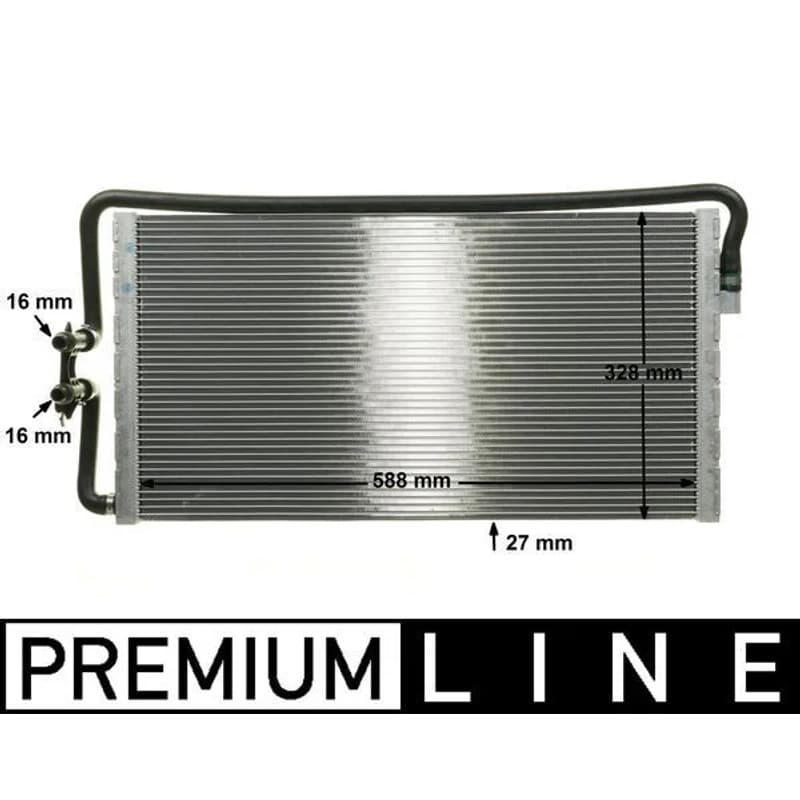 MAHLE CR 1044 000P žemos temperatūros radiat., tarpinis suslėgto oro aušintuvas