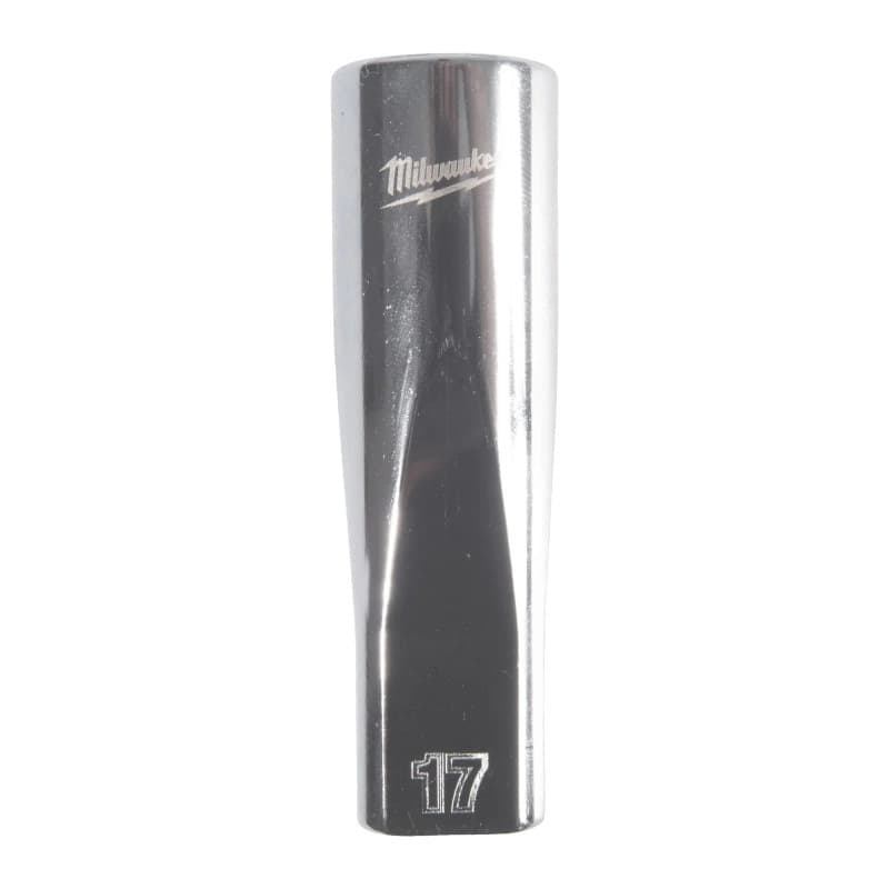 MILWAUKEE ½ col. metrinės sistemos gilioji 12-kampė galvutė – 1/2'' Drive Metric Deep 12-Point Socket – 17mm 4932498838 MILWAUKEE