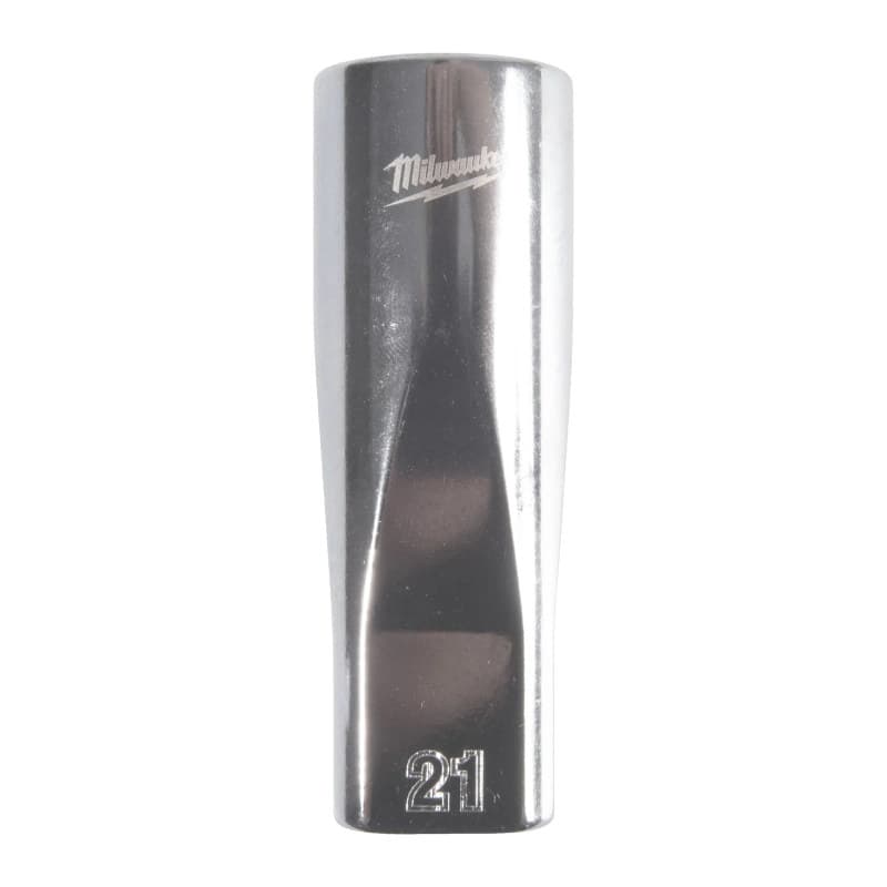 MILWAUKEE ½ col. metrinės sistemos gilioji 12-kampė galvutė – 1/2'' Drive Metric Deep 12-Point Socket – 21mm 4932498842 MILWAUKEE
