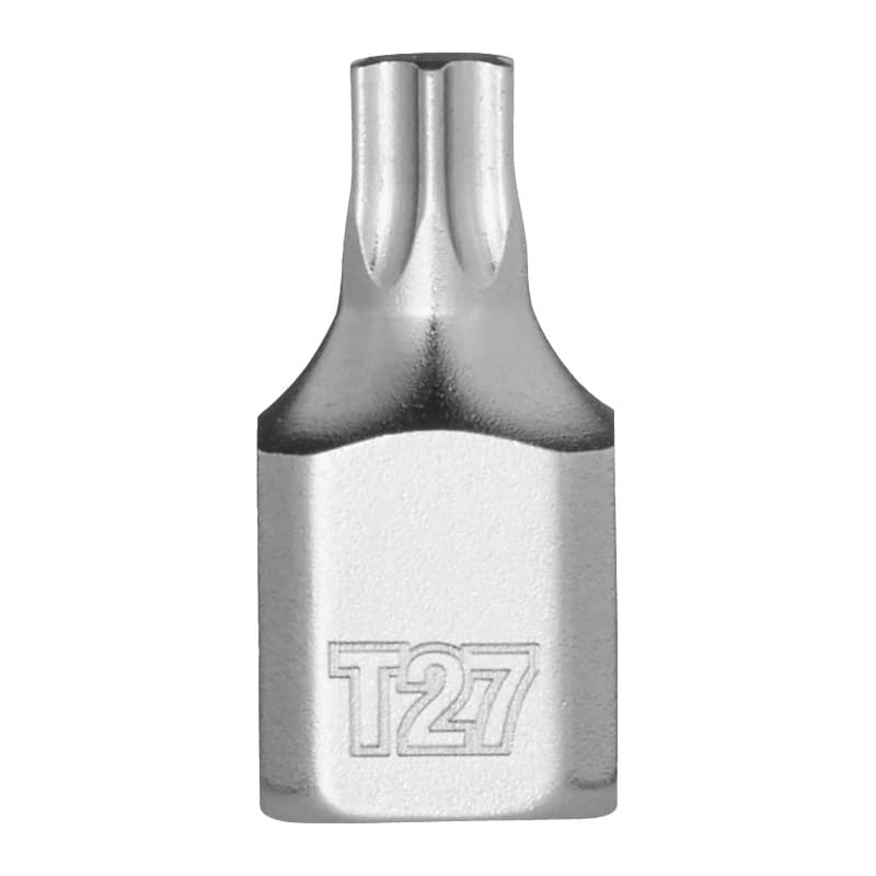 MILWAUKEE ¼″ trumpa TX antgalio galvutė – 1/4'' Drive T27 Torx Stubby Bit Socket 4932500467