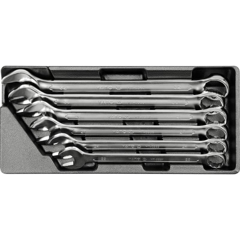 YATO PVC dėklas su 6 vnt. kombinuotais veržliarakčiais 22~32 mm YT-5532
