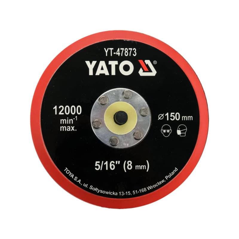 YATO Šlifavimo diskas su kilpomis 150MM sriegis 5/16 YT-47873