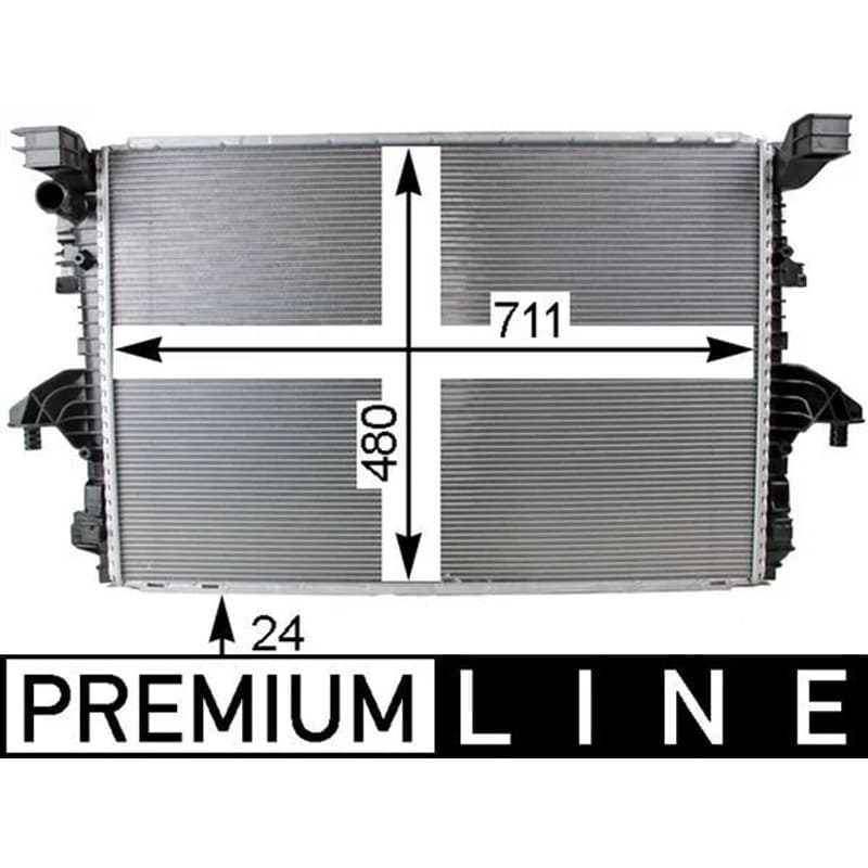 MAHLE CR 805 000P radiatorius, variklio aušinimas
