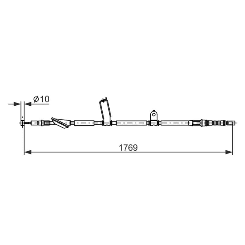 BOSCH 1 987 482 928 trosas, stovėjimo stabdys