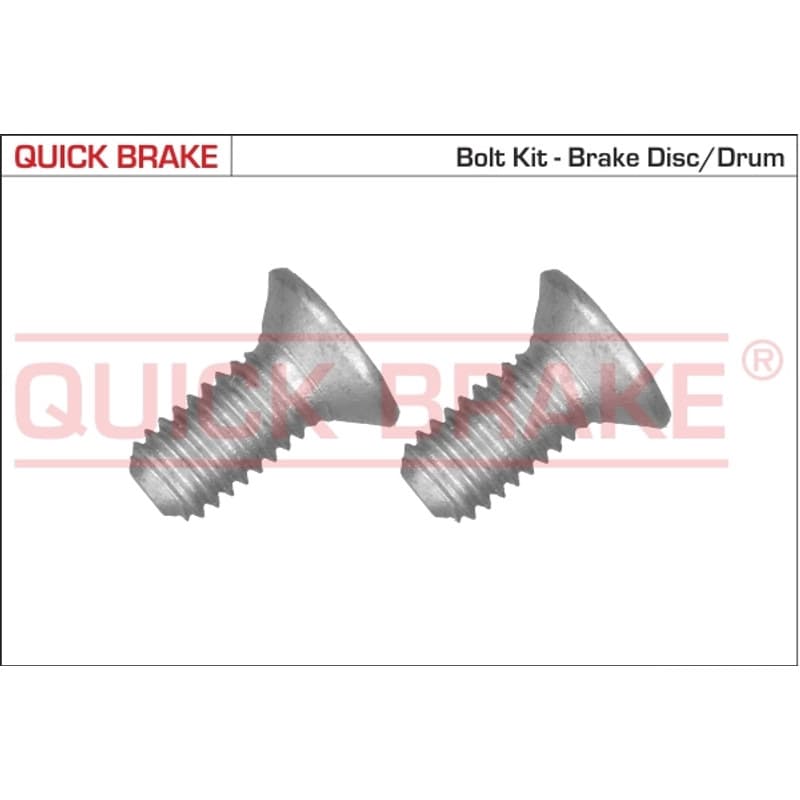 QUICKBRAKE varžtų komplektas, stabdžių diskas 11671K