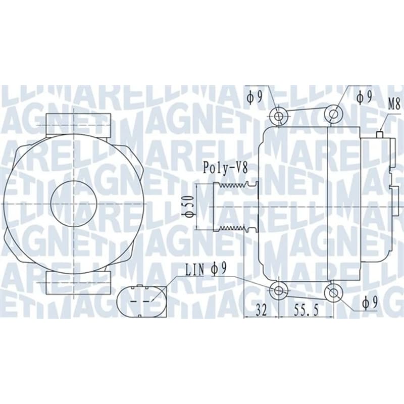 MAGNETIMARELLI kintamosios srovės generatorius 063732055010