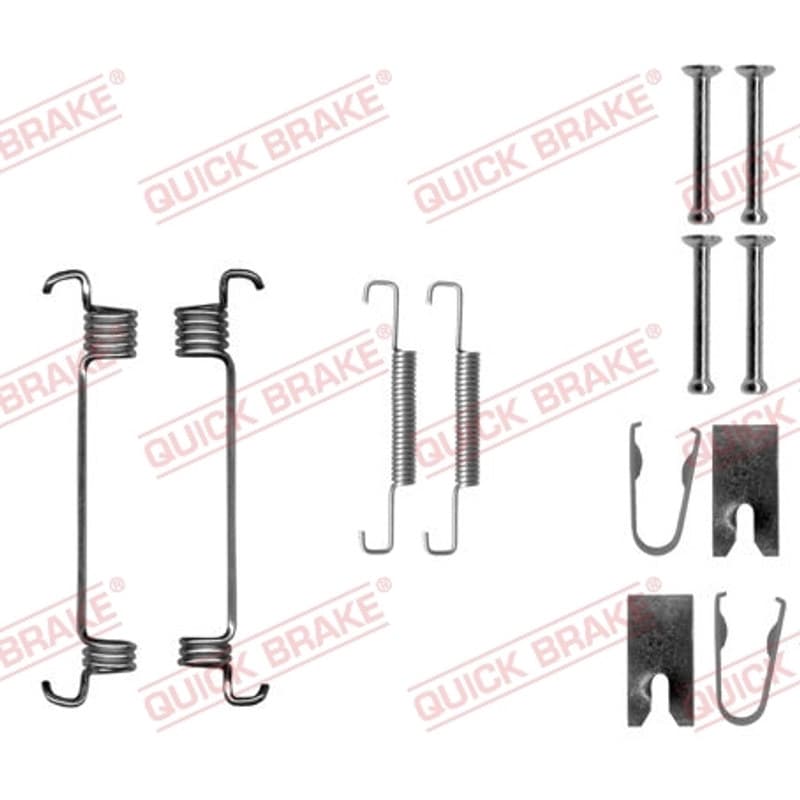 QUICKBRAKE priedų komplektas, stovėjimo stabdžių trinkelės 105-0875