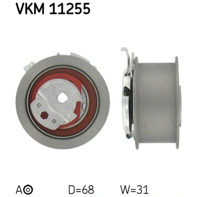 SKF VKM 11255 įtempiklio skriemulys, paskirstymo diržas