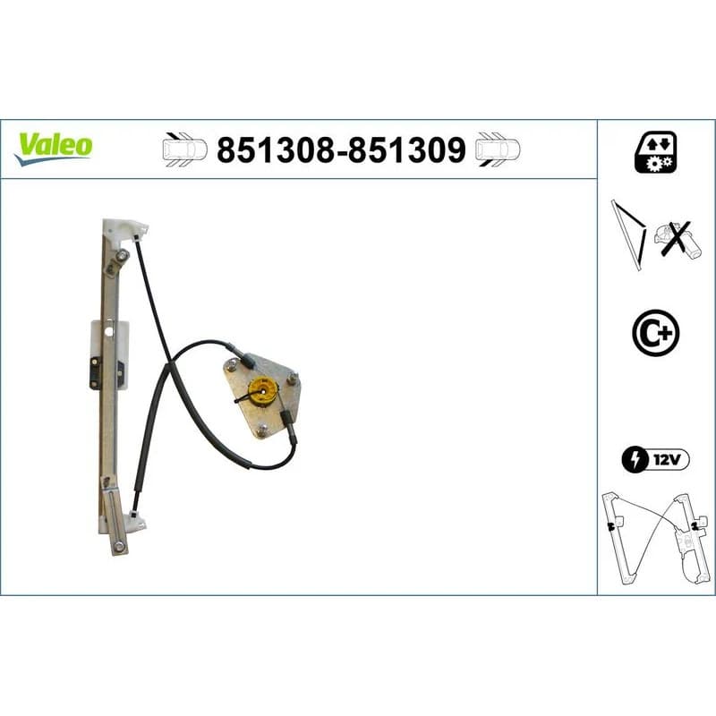 VALEO lango pakėliklis 851309