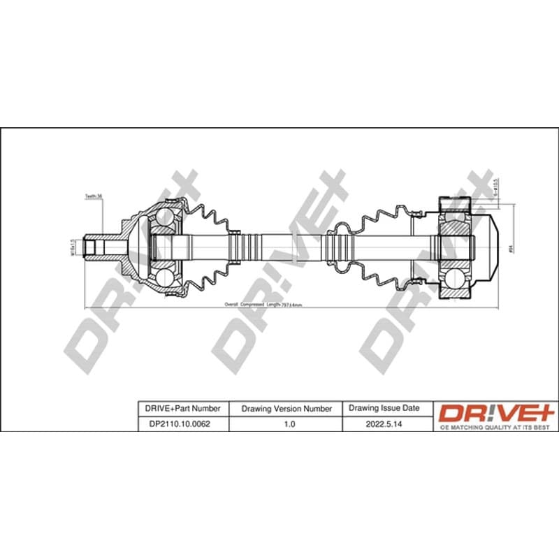 DRVE pusašis DP2110.10.0062