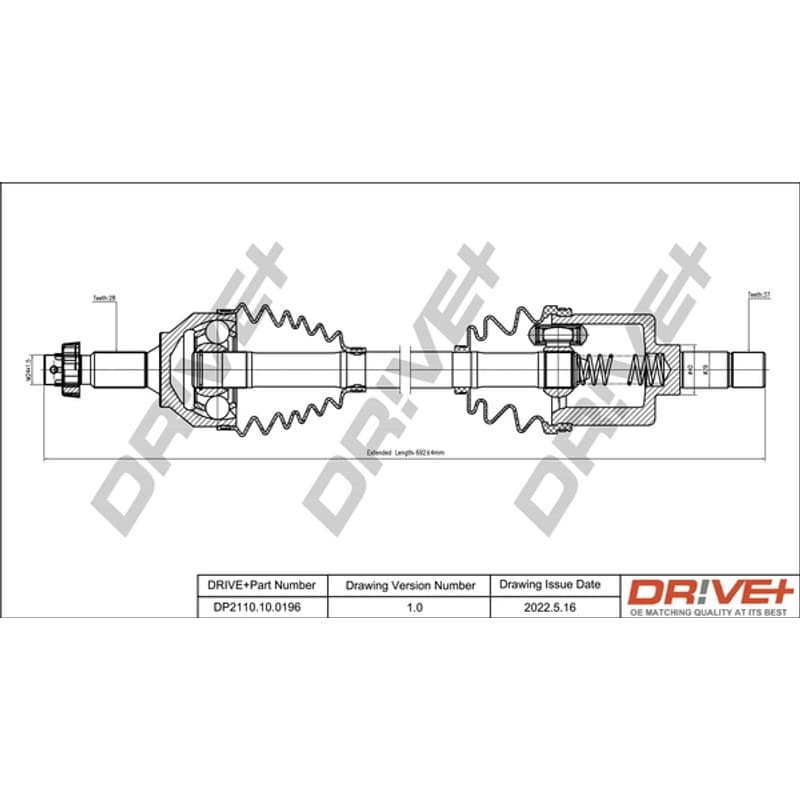DRVE pusašis DP2110.10.0196